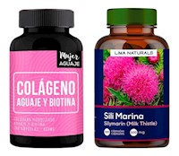 Colágeno, Aguaje &Biotina Cápsulas + Silimarina Cápsulas